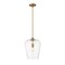Z-Lite Joliet 1 Light Pendant, Olde Brass & Clear 473P12-OBR - alternate 1